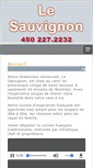 Mobile Screenshot of lesauvignon.com